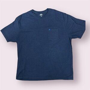 Izod Saltwater Men's Blue T-shirt Relaxed Classics Size XXL